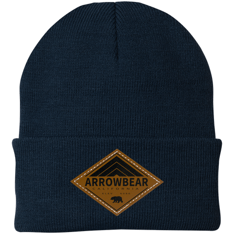 Arrowbear Retro Diamond - Patch Beanie - Wears The MountainHatsCustomCat