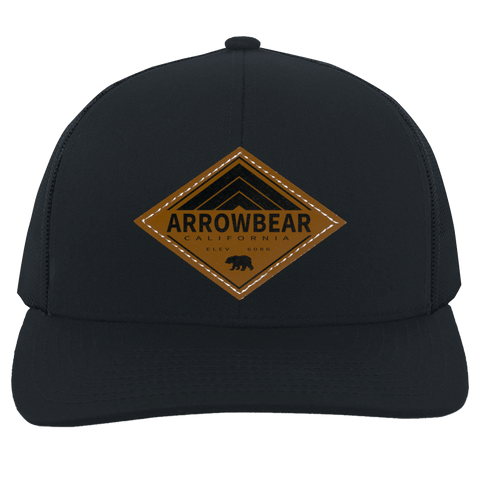 Arrowbear Retro Diamond - Patch Trucker Hat - Wears The MountainTrucker HatsCustomCat