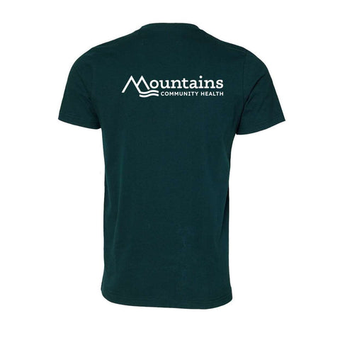 Mountains Community Hospital NEW - Premium Unisex T (White Logo)
