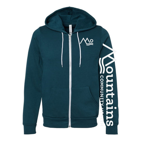 Mountains Community Health Moving Mountains - Zip up Hoodie