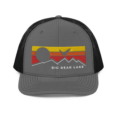 Big Bear Lake Flying Sunset - Trucker Hat - Wears The MountainWears The Mountain