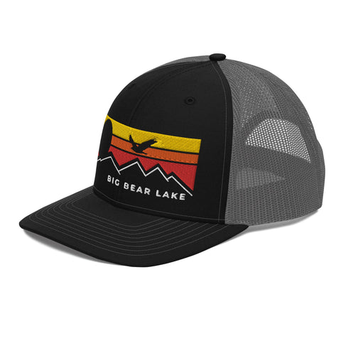 Big Bear Lake Flying Sunset - Trucker Hat - Wears The MountainWears The Mountain