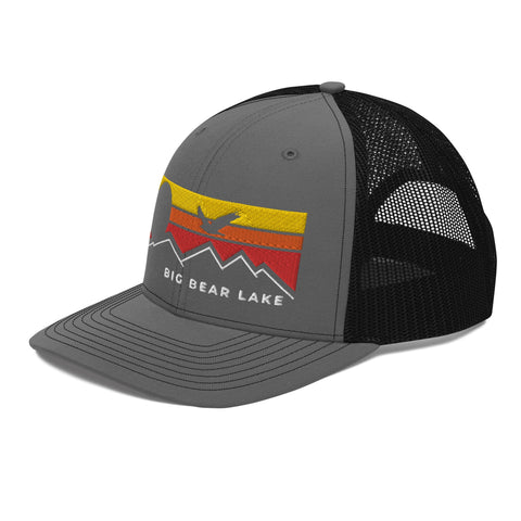 Big Bear Lake Flying Sunset - Trucker Hat - Wears The MountainWears The Mountain