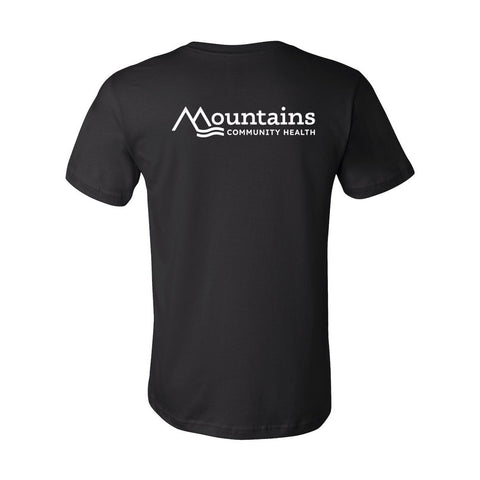 Mountains Community Hospital NEW - Premium Unisex T (White Logo)