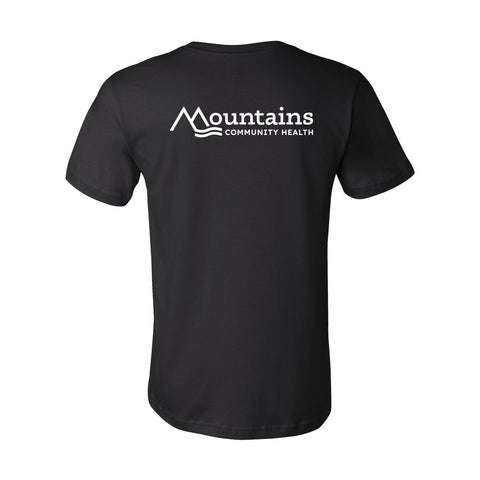 Mountains Community Hospital NEW - Premium Unisex T (White Logo)