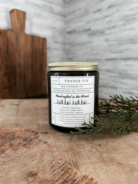 Fraser Fir (fresh pine) - Wildfire Apothecary Candle - Wears The MountainCandlesWildfire Apothecary