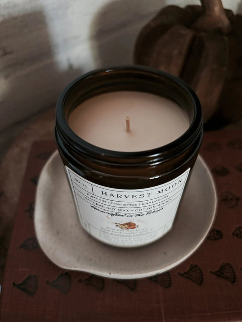 Harvest Moon (Pumpkin, Chai Spice, Cardamom) - Wildfire Apothecary Candle - Wears The MountainCandlesWildfire Apothecary