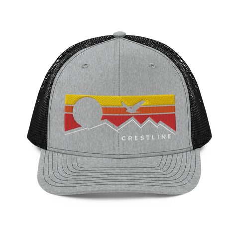 Lake Gregory/Crestline Flying Sunset - Trucker Hat - Wears The MountainWears The Mountain