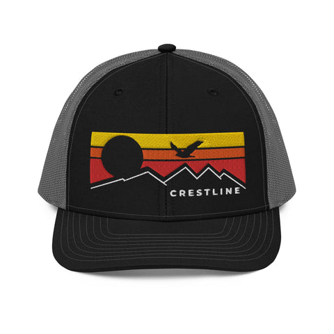 Lake Gregory/Crestline Flying Sunset - Trucker Hat - Wears The MountainWears The Mountain