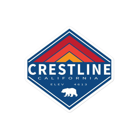 Lake Gregory/Crestline Retro Diamond - Sticker (warehouse) - Wears The MountainStickersWears The Mountain