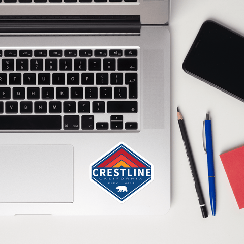 Lake Gregory/Crestline Retro Diamond - Sticker - Wears The MountainStickersWears The Mountain