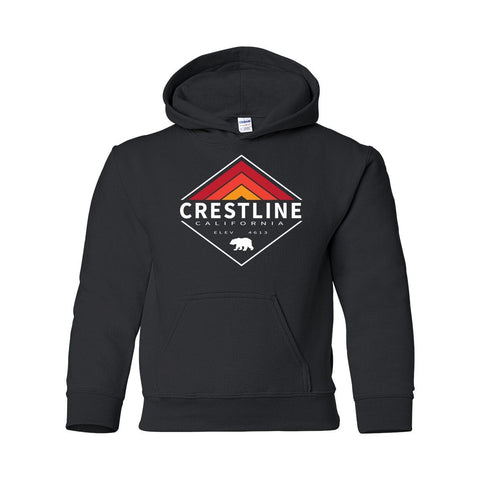Lake Gregory/Crestline Retro Diamond - Youth Hoodie - Wears The MountainSweaters/HoodiesPrint Melon Inc.