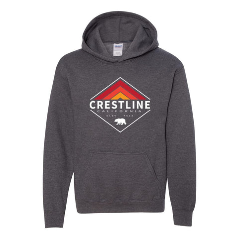 Lake Gregory/Crestline Retro Diamond - Youth Hoodie - Wears The MountainSweaters/HoodiesPrint Melon Inc.