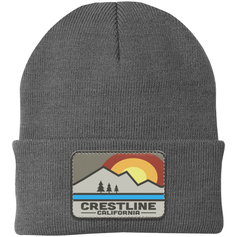 Lake Gregory/Crestline Retro Range - Patch Beanie - Wears The MountainHatsCustomCat