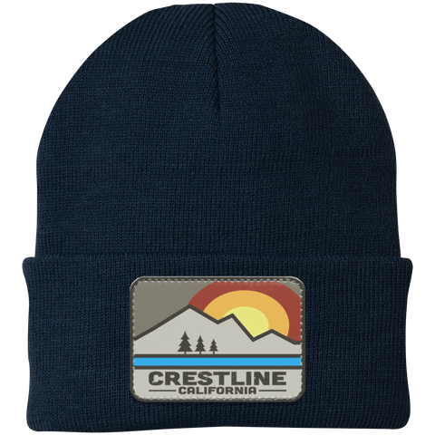 Lake Gregory/Crestline Retro Range - Patch Beanie - Wears The MountainHatsCustomCat
