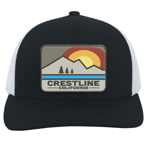 Lake Gregory/Crestline Retro Range - Patch Trucker Hat - Wears The MountainTrucker HatsCustomCat