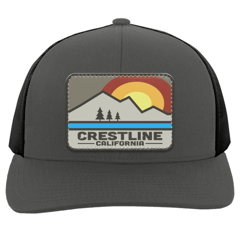 Lake Gregory/Crestline Retro Range - Patch Trucker Hat - Wears The MountainTrucker HatsCustomCat