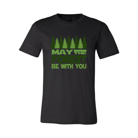 May The Forest Be With You - Unisex Jersey T (extended sizes) - Wears The MountainT-ShirtsPrint Melon Inc.