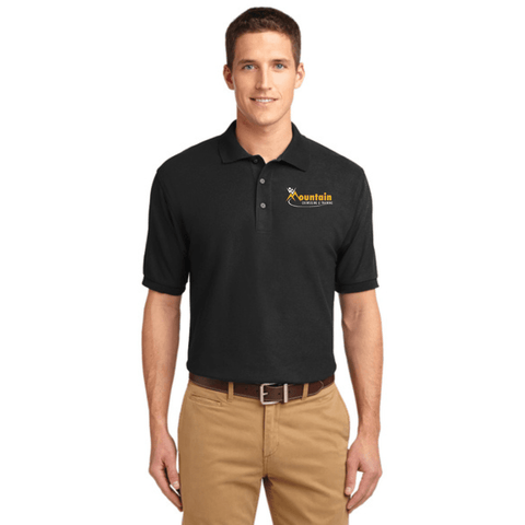 Mountain Counseling & Training - Men's Easy Care Polo - Wears The MountainWears The Mountain