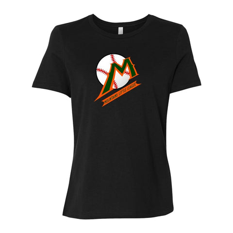Mountains Little League - Women's Relaxed Fit T - Wears The MountainT-ShirtsPrint Melon Inc.