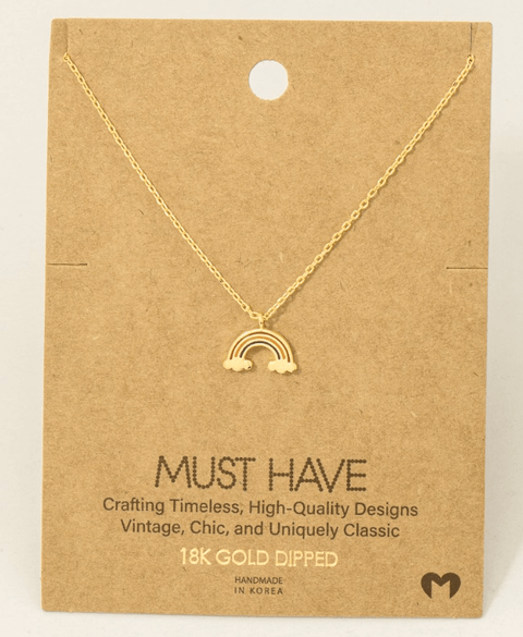 Rainbow Pendant - Necklace - Wears The MountainWears The Mountain
