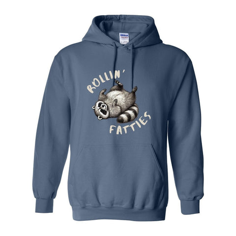 Rollin Fatties - Hooded Sweatshirt - Wears The MountainSweaters/HoodiesPrint Melon Inc.