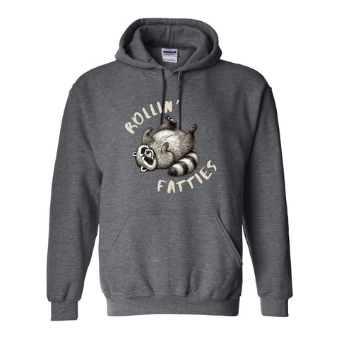 Rollin Fatties - Hooded Sweatshirt - Wears The MountainSweaters/HoodiesPrint Melon Inc.