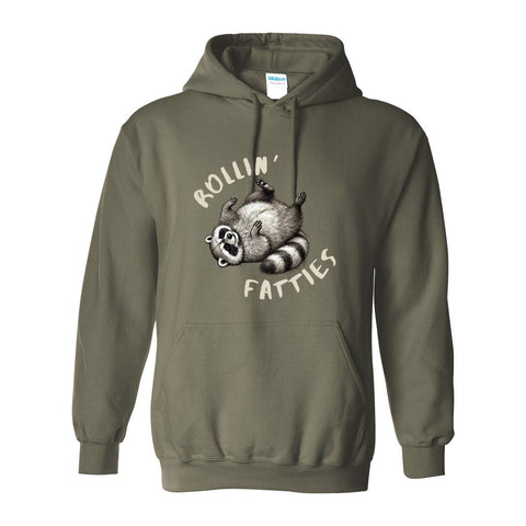 Rollin Fatties - Hooded Sweatshirt - Wears The MountainSweaters/HoodiesPrint Melon Inc.