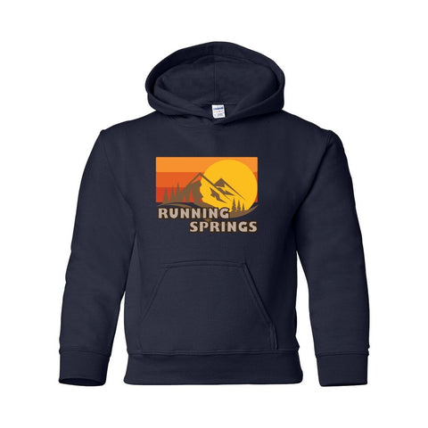 Running Springs Fall Sunset - Youth Hoodie - Wears The MountainSweaters/HoodiesPrint Melon Inc.