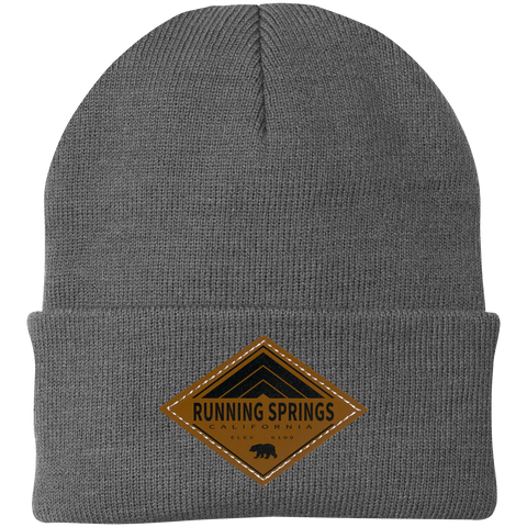 Running Springs Retro Diamond - Patch Beanie - Wears The MountainHatsCustomCat