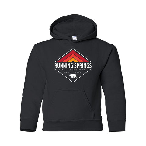Running Springs Retro Diamond - Youth Hoodie - Wears The MountainSweaters/HoodiesPrint Melon Inc.