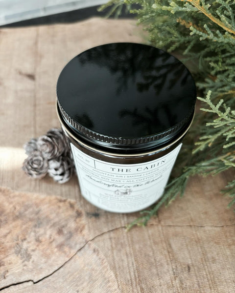 The Cabin (cedar, smoke) - Wildfire Apothecary Candle - Wears The MountainCandlesWildfire Apothecary