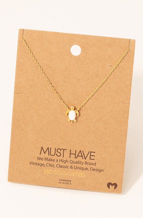 Turtle Pendant - Necklace - Wears The MountainNecklaceWears The Mountain