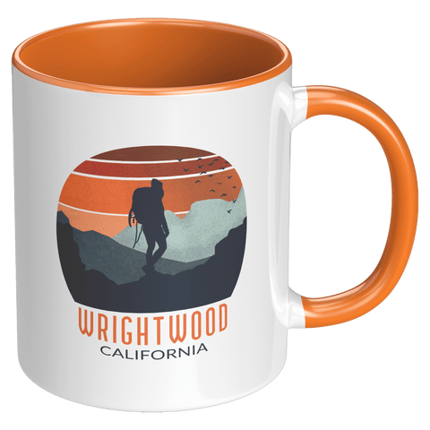 Wrightwood Backpacker Sunset - Accent Mug - Wears The MountainDrinkwareteelaunch