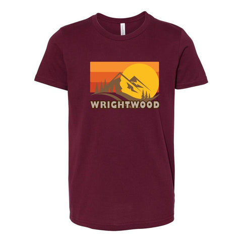 Wrightwood Fall Sunset - Youth Jersey T - Wears The MountainT-ShirtsPrint Melon Inc.