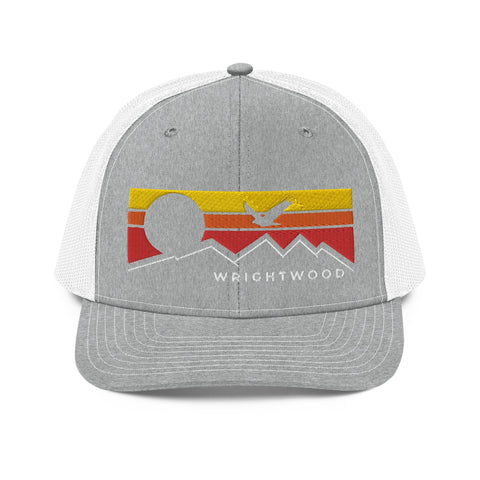 Wrightwood Flying Sunset - Trucker Hat - Wears The MountainWears The Mountain