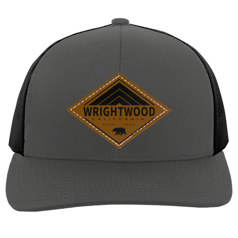 Wrightwood Retro Diamond - Patch Trucker Hat - Wears The MountainTrucker HatsCustomCat