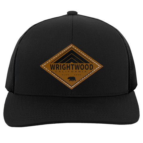 Wrightwood Retro Diamond - Patch Trucker Hat - Wears The MountainTrucker HatsCustomCat