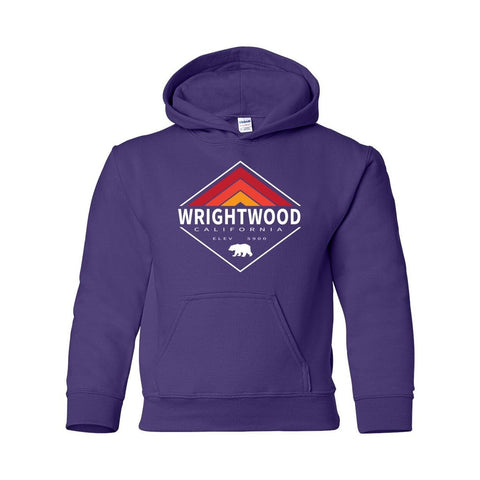 Wrightwood Retro Diamond - Youth Hoodie - Wears The MountainSweaters/HoodiesPrint Melon Inc.