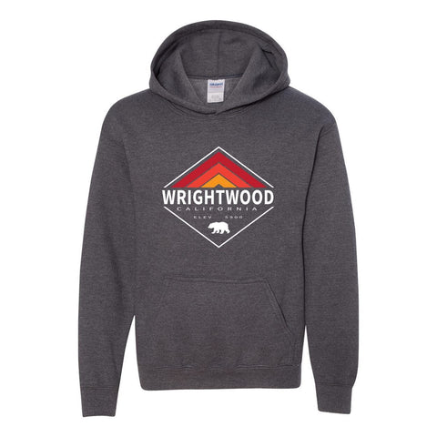 Wrightwood Retro Diamond - Youth Hoodie - Wears The MountainSweaters/HoodiesPrint Melon Inc.