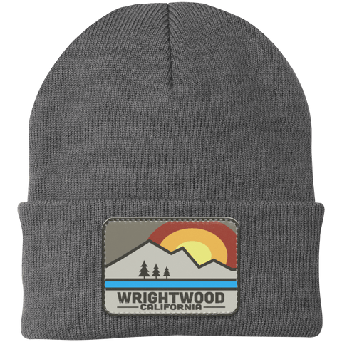 Wrightwood Retro Range - Patch Beanie - Wears The MountainHatsCustomCat