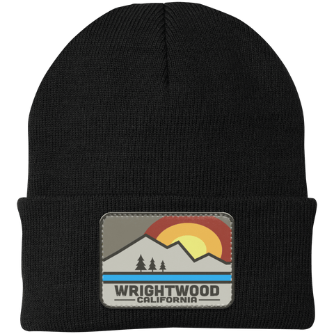 Wrightwood Retro Range - Patch Beanie - Wears The MountainHatsCustomCat