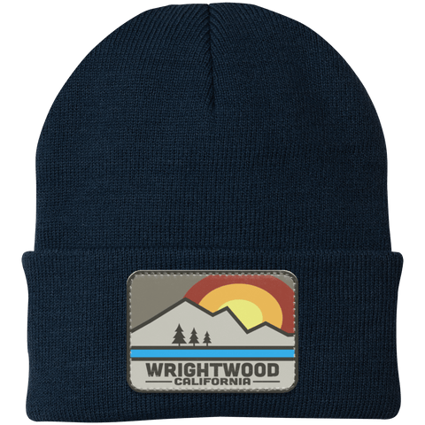 Wrightwood Retro Range - Patch Beanie - Wears The MountainHatsCustomCat