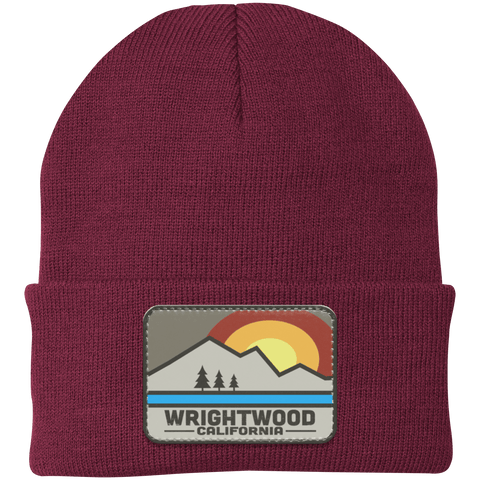 Wrightwood Retro Range - Patch Beanie - Wears The MountainHatsCustomCat