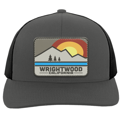 Wrightwood Retro Range - Patch Trucker Hat - Wears The MountainTrucker HatsCustomCat