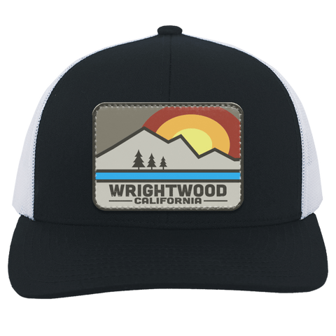 Wrightwood Retro Range - Patch Trucker Hat - Wears The MountainTrucker HatsCustomCat