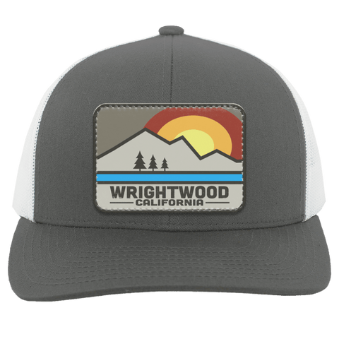 Wrightwood Retro Range - Patch Trucker Hat - Wears The MountainTrucker HatsCustomCat