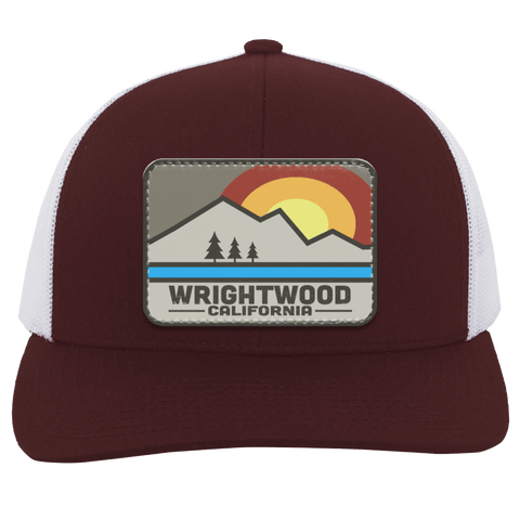 Wrightwood Retro Range - Patch Trucker Hat - Wears The MountainTrucker HatsCustomCat