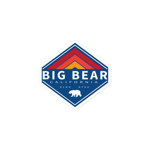 Big Bear Retro Diamond - Sticker - Wears The MountainStickersWears The Mountain