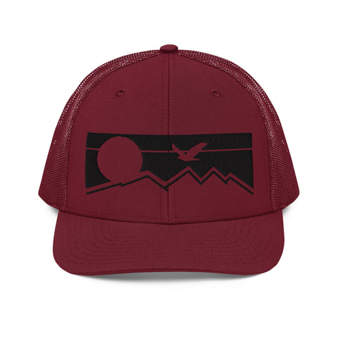 Flying Sunset - Trucker Hat - Wears The MountainWears The Mountain